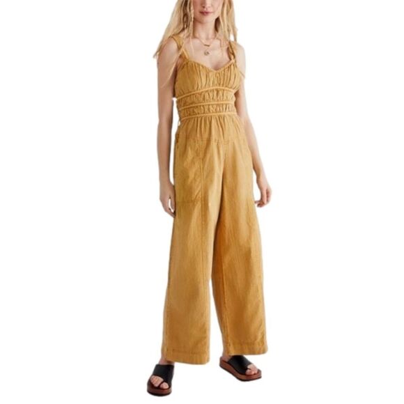 Free People After All Ruched One-Piece Jumpsuit | Size XS - Picture 1 of 9